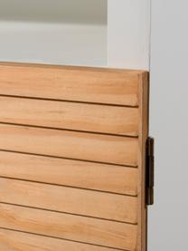 Aparador Pedro, estilo escandinavo, Estructura: tablero de fibras de dens, Blanco, madera de pino, An 80 x Al 89 cm