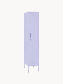 Kleine kledingkast The Skinny, Gepoedercoat staal, Lavendel, B 35 x H 183 cm