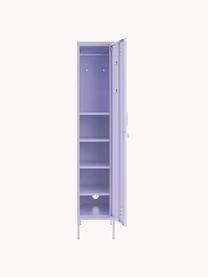 Kleiner Kleiderschrank The Skinny, Stahl, pulverbeschichtet, Lavendel, B 35 x H 183 cm