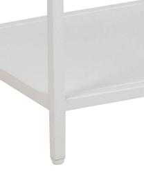 Étagère industrielle métal blanc Neptun, Métal, laqué, Blanc, larg. 70 x haut. 150 cm