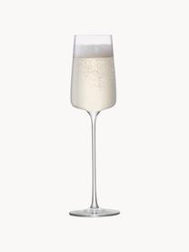 Champagneglazen Metropolitan, 4 stuks, Glas, Transparant, Ø 7 x H 25 cm, 230 ml