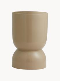 Großer Übertopf Ajon, Keramik, Beige, Ø 18 x H 28 cm