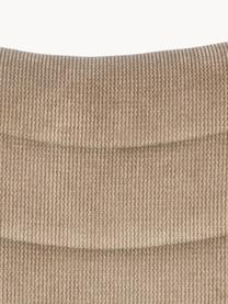 Drehbarer Cord-Loungesessel Bubba, Bezug: Cord (90 % Polyester, 10 , Gestell: Eukalyptussperrholz, Cord Beige, B 67 x T 81 cm