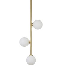 Suspension en verre Emily, Laiton, larg. 30 x haut. 90 cm