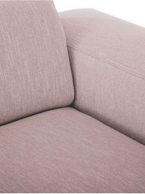 Sofa Melva (3-Sitzer) in Rosa, Bezug: Polyester Der hochwertige, Gestell: Massives Kiefernholz, Spa, Webstoff Rosa, B 240 x T 101 cm