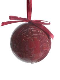 Bolas de Navidad Elegant, 14 uds., Bola de espuma de polietileno forrada de papel plastificado
Caja de cartón, Granate, oro viejo, Ø 8 x Al 15 cm