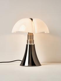 Lampa stołowa LED z funkcją przyciemniania Pipistrello, Stelaż: metal, aluminium, lakiero, Czarny, matowy, Ø 27 x W 35 cm