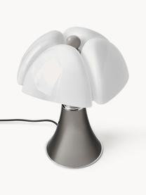 Lámpara de mesa LED regulable Pipistrello, Estructura: metal, aluminio pintado, Negro mate, Ø 27 x Al 35 cm