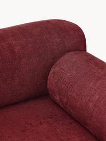 Sofa Stella (3-Sitzer), Bezug: 85 % Polyester, 15 % Baum, Gestell: Massives Fichtenholz, PEF, Füße: Kunststoff, Webstoff Weinrot, B 222 x T 100 cm