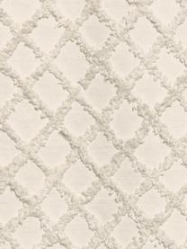 Colcha texturizada Royal, 100% algodón, Blanco crema, marrón, An 225 x L 260 cm (para camas de 200 x 200 cm)