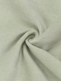 Samt-Kissenhülle Malva in Salbeigrün, Vorderseite: 100% Baumwollsamt, Rückseite: 100% Baumwolle, Salbeigrün, B 50 x L 50 cm
