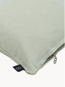 Housse de coussin 50x50 velours Malva, Vert sauge, larg. 50 x long. 50 cm