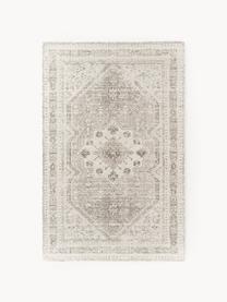 Tapis en chenille vintage Mahdi, 66 % polyester (certifié GRS), 34 % laine (certifié RWS), Tons beiges, larg. 120 x long. 180 cm (taille S)