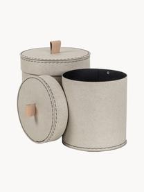 Set di 2 scatole Leonore, Beige chiaro, Set in varie misure