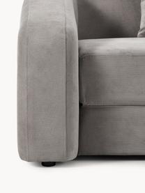 Schlafsofa Eliot (3-Sitzer), Bezug: 88 % Polyester, 12 % Nylo, Gestell: Spanplatte, Kiefernholz, Webstoff Dunkelgrau, B 230 x T 100 cm