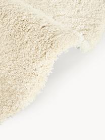 Načechraný kulatý koberec s vysokým vlasem Leighton, Krémově bílá, Ø 120 x V 3 cm (velikost S)