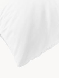 Taie d'oreiller en coton réversible Esme, Blanc, larg. 50 x long. 70 cm
