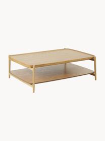 Mesa de centro de roble Tony, Estructura: madera de roble maciza pi, Roble, An 110 x Al 35 cm