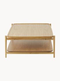 Mesa de centro de roble Tony, Estructura: madera de roble maciza pi, Roble, An 110 x Al 35 cm