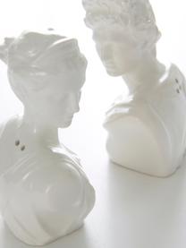 Salero y pimentero de porcelana Vita, 2 pzas., Porcelana, Blanco, An 6 x Al 9 cm