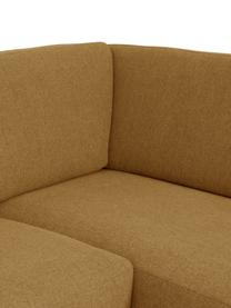 Sofá rinconera Fluente, Tapizado: 100% poliéster Alta resis, Estructura: madera de pino maciza con, Patas: metal con pintura en polv, Tejido mostaza, An 221 x F 200 cm, chaise longue derecha