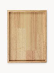 Taca do serwowania z drewna Wood Light, Drewno kauczukowe, Jasne drewno naturalne, S 33 x D 25 cm