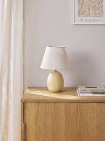 Lampe à poser Desto, Jaune, beige, Ø 25 x haut. 36 cm