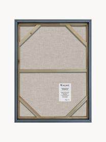 Lienzo pintado a mano con marco Brown Shapes, Beige, tonos marrones, blanco, An 60 x Al 80 cm