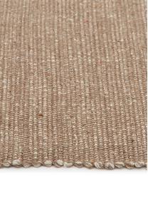 Tapis en coton à franges Dag, Taupe