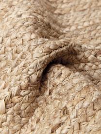 Housse de coussin rectangulaire en jute Jerome, Brun, larg. 30 x long. 50 cm