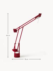 Grande lampe à poser Tizio, Rouge, larg. 78 x haut. 66 cm