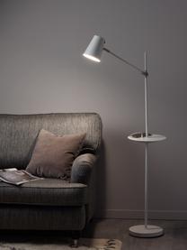 Lampa na čtení a nabíjecí stanicí Linear, Bílá, V 144 cm