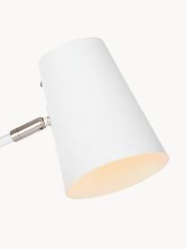 Lampa na čítanie s odkladacou plochou a nabíjačkou Linear, Biela, V 144 cm