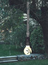 Colgador para lámpara de exterior Aplô, Correa: poliéster, Gris, antracita, L 102 cm