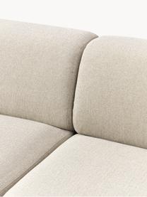 Sofa Melva (4-Sitzer), Bezug: 100 % Polyester Der strap, Gestell: Massives Kiefern- und Fic, Füße: Kunststoff Dieses Produkt, Webstoff Hellbeige, B 319 x T 101 cm
