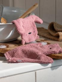 Manoplas de baño de felpa rizada- Terry, 2 uds., 100% algodón felpa rizo, Palo rosa, An 20 x L 25 cm