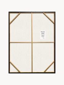 Quadro dipinto a mano Cream, Bianco, tonalità beige, nero, grigio, Larg. 90 x Alt. 120 cm