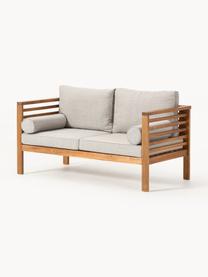 Garten-Lounge-Set Bo, 4-tlg., Webstoff Grau, Akazienholz, Set mit verschiedenen Größen