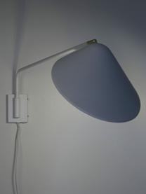 Grote wandlamp Neron met stekker, Decoratie: vermessingd metaal, Goudkleurig, B 27 x D 100 cm