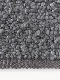 Ręcznie tkany dywan Leah, 88% poliester, 12% juta z certyfikatem GRS, Ciemny szary, S 120 x D 180 cm (Rozmiar S)