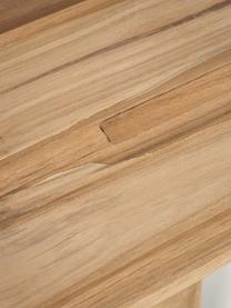 Ławka z drewna tekowego Lawas, Drewno tekowe pochodzące z recyklingu, Drewno tekowe, S 100 x W 46 cm