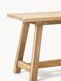 Banc en bois de teck Lawas, Bois de teck recyclé, finition naturelle
Ce produit est fabriqué à partir de bois certifié FSC® issu du développement durable, Bois de teck, larg. 100 x haut. 46 cm