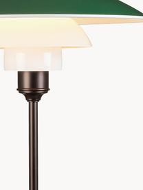 Lámpara de pie grande soplada PH 3½-2½, Pantalla: aluminio recubierto, vidr, Estructura: cobre, Cable: plástico, Verde, cobre, Ø 33 x Al 45 cm