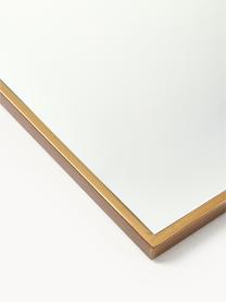 Barokke wandspiegel Saida, Lijst: gepoedercoat metaal, Goudkleurig, B 90 x H 100 cm
