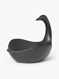 Deko-Objekt Swan, Keramik, glasiert, Schwarz, B 32 x H 27 cm