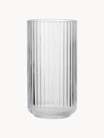Mundgeblasene Vase Lyngby, H 21 cm, Glas, Transparent, Ø 11 x H 21 cm