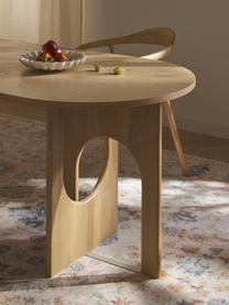 Oválny jedálenský stôl Apollo, Dubové drevo, Š 180 x H 90 cm