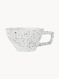 Porzellan-Tasse Poppi, 2 Stück, Porzellan, Weiss, schwarz gesprenkelt, Ø 11 x H 6 cm, 230 ml