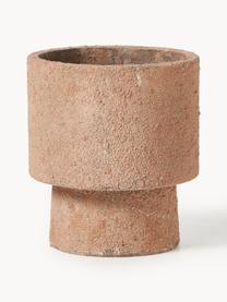 Cache-pot Patmos, haut. 37 cm, Béton, Nougat, Ø 33 x haut. 37 cm