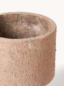 Cache-pot Patmos, haut. 37 cm, Béton, Nougat, Ø 33 x haut. 37 cm